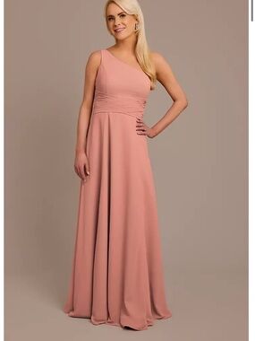 DB Studio | Celebrate Chiffon One-Shoulder Dress with Tie | Size 14